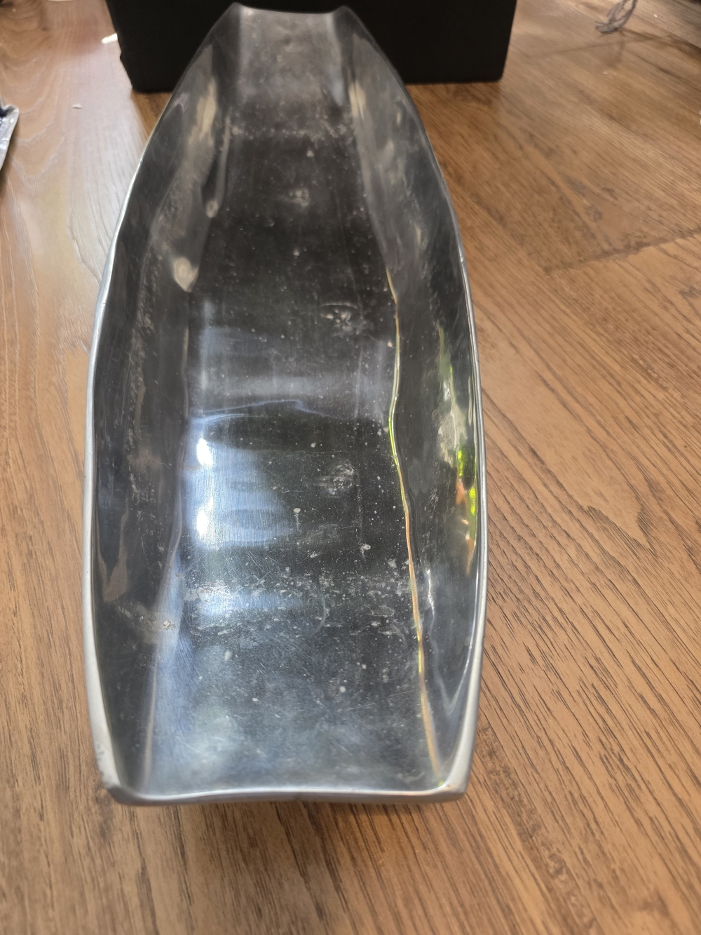 Decorative Silver Color Bowl - Sleek Modern Home Accent